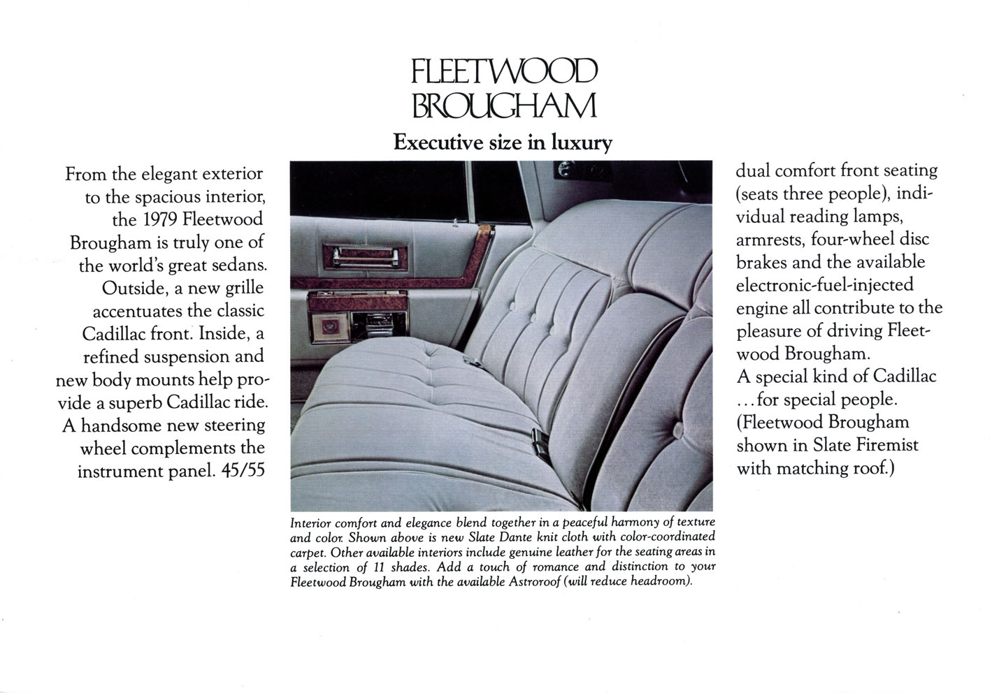 1979 Cadillac Brochure Page 9